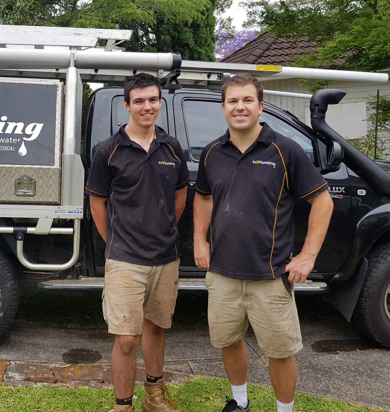 in 2 plumbing team